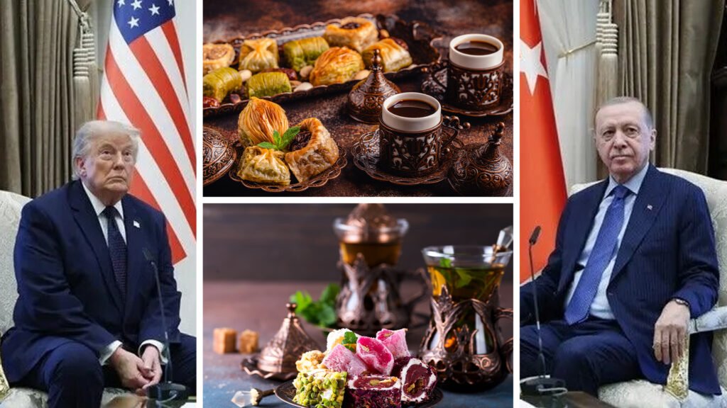 „Delegațiile NATO la summitul din Ankara: Meniul impresionant și strategia gastrodiplomației turcești” "Strategia Gastrodiplomației Turcești: Meniul Impresionant al Delegațiilor NATO la Summitul din Ankara"