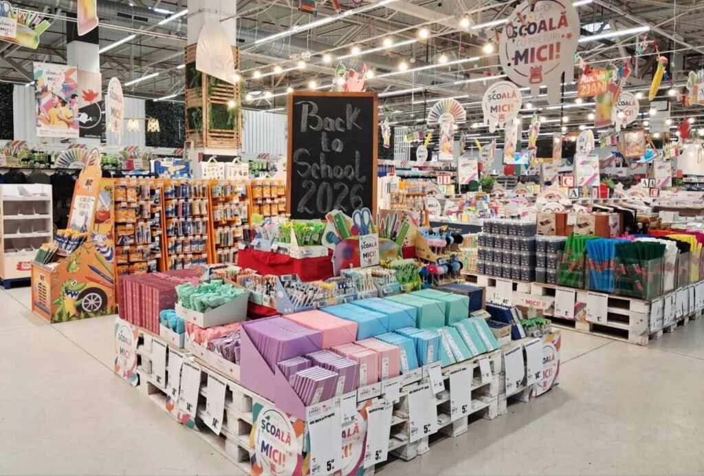 Înapoi la Școală la Auchan: Articole Școlare La Preț Mic, Colecții La Modă și Reduceri La Rechizite prin Reciclare