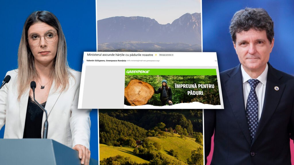 "Greenpeace: Diana Buzoianu Ascunde Hărțile a 2 Milioane de Ha de Arii Protejate, Nicușor Dan Cere Reexaminarea Legii"