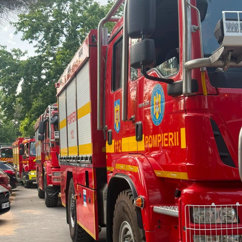 Explozie și incendiu pe Calea Victoriei din Arad: Intervenția rapidă a pompierilor