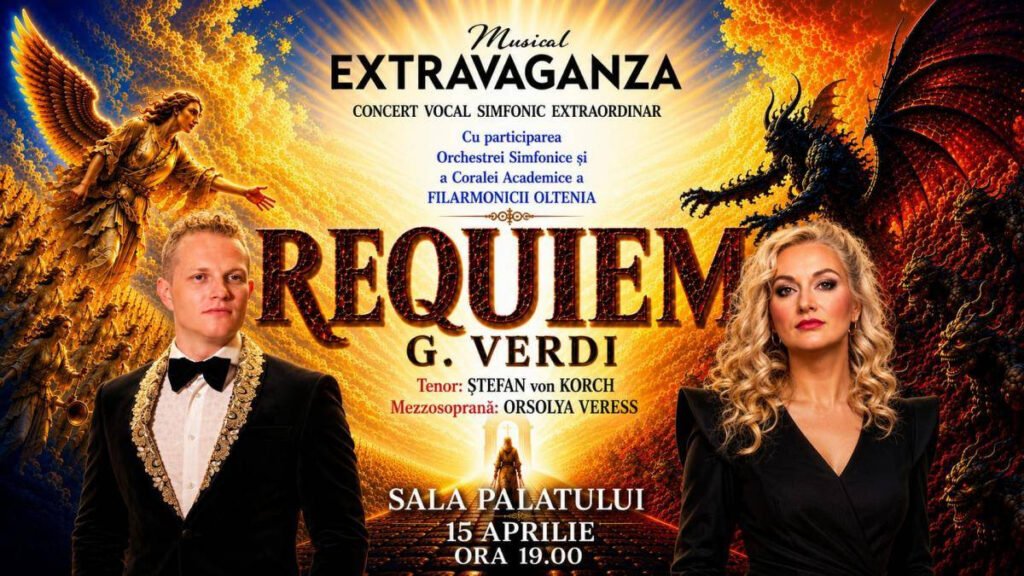 REQUIEMUL de VERDI cu tenorul Ştefan von Korch "Requiemul de Verdi: O Experiență Muzicală Unică cu Tenorul Ştefan von Korch"