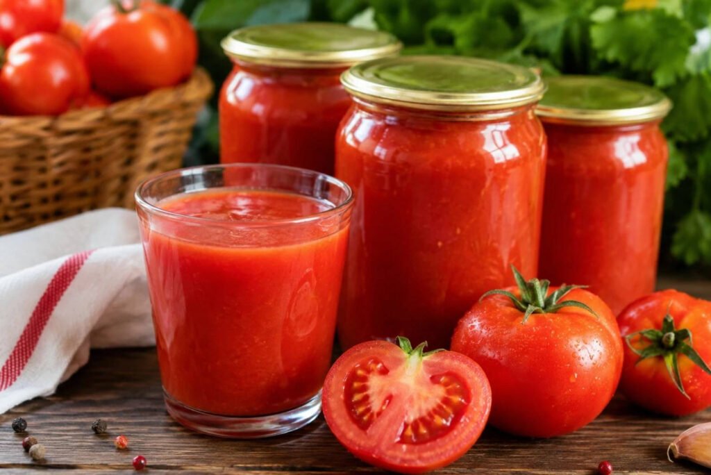 Rețeta perfectă de suc de roșii pentru iarnă: Savurează gustul din cămară! Rețeta perfectă de suc de roșii pentru iarnă: Gustă deliciul din cămară!