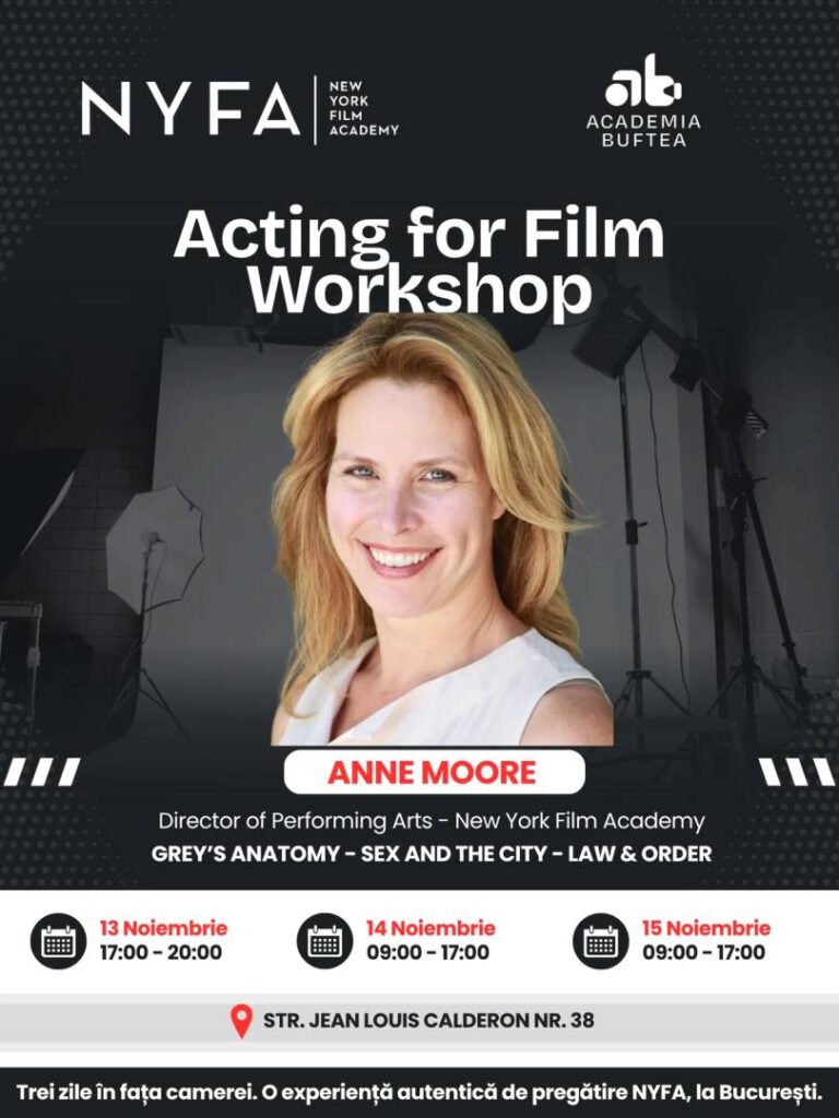 A jucat în „Sex and the City” , iar acum susține un workshop de actorie în București A jucat în „Sex and the City” , iar acum susține un workshop de actorie în București
