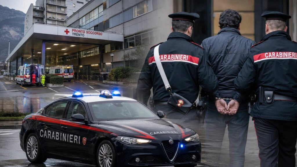 Roman arestat într-un spital din Italia. A distrus un computer, a scuipat un agent de pază și i "Roman Arestat în Italia: Incident Violent într-un Spital cu Distrugerea unui Computer"