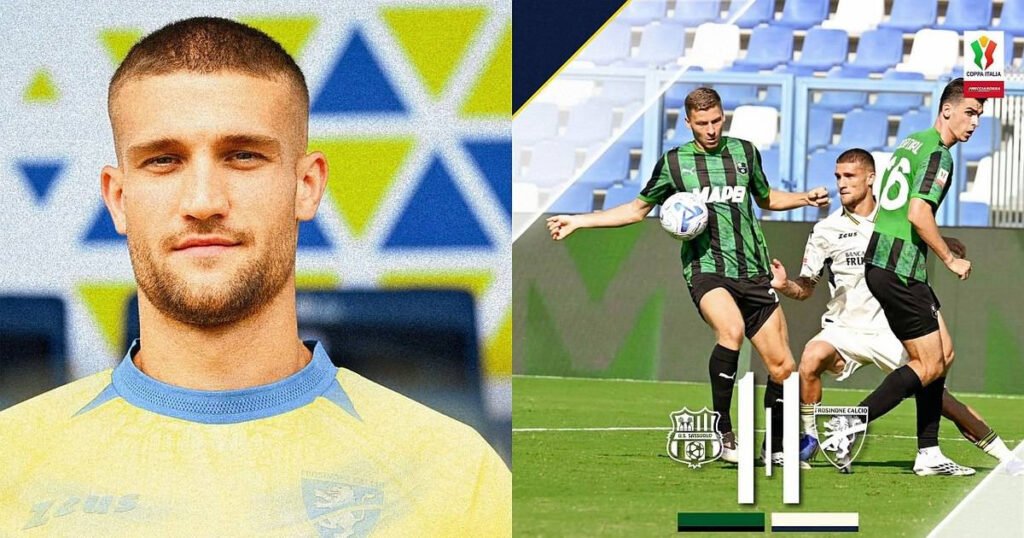 Daniel Bîrligea marchează pentru Frosinone, dar golul său este anulat