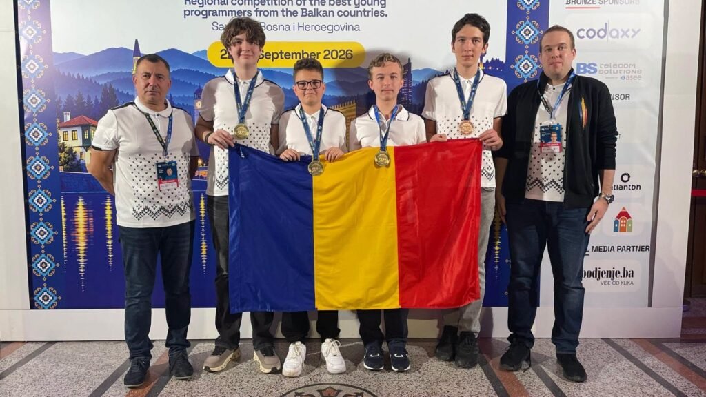 Aur pe linie pentru informaticienii rom&acirc;ni. Rom&acirc;nia c&acirc;știgă clasamentul pe națiuni la Balcaniada pentru Juniori
