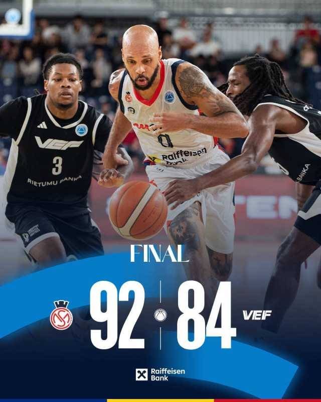 Baschet masculin: CSM CSU Oradea obține a doua victorie în grupă în FIBA Europe Cup "CSM CSU Oradea Secure Second Victory in FIBA Europe Cup Group Stage"