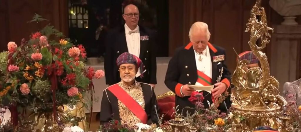 Regele Charles organizează un banchet grandios la Castelul Windsor pentru Sultanul Omanului