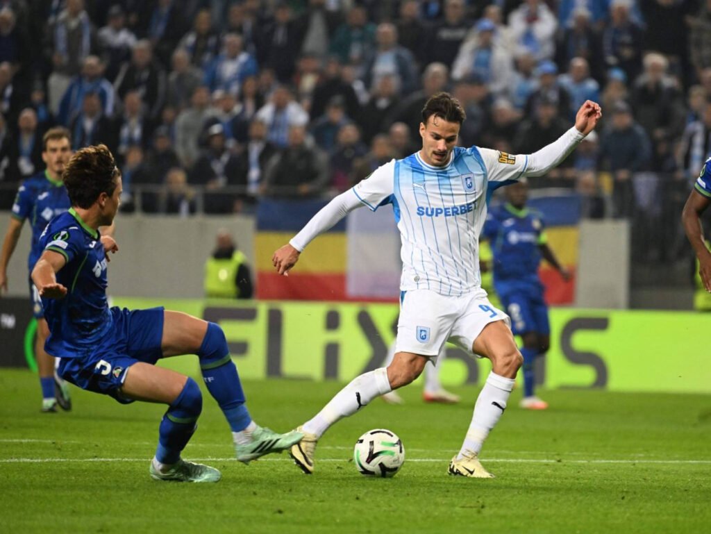 Universitatea Craiova pierde victoria în fața lui Getafe după un gol spectaculos primit în final "Universitatea Craiova suferă un final abrupt în meciul cu Getafe după un gol spectaculos"