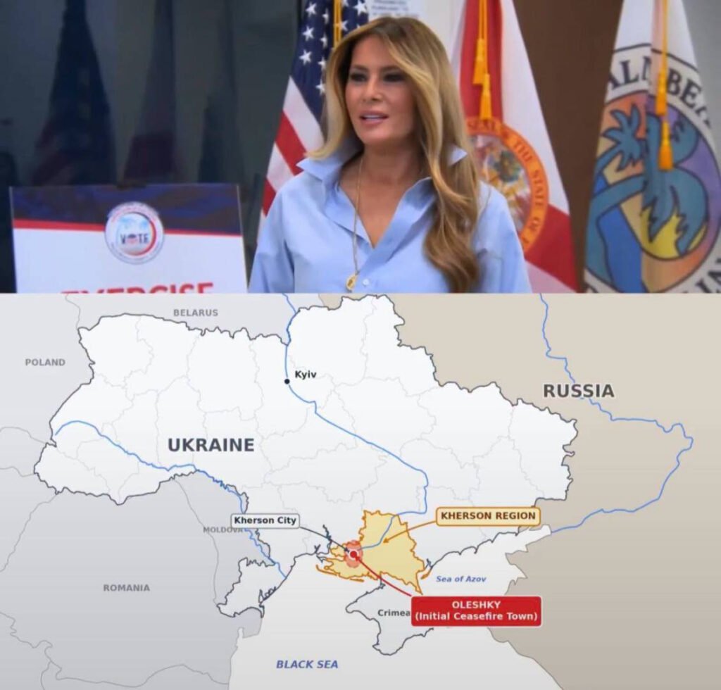 "Armistițiu Temporar în Herson Negociat de Melania Trump: Locuitorii Se Tem de Linistea Precedentă"