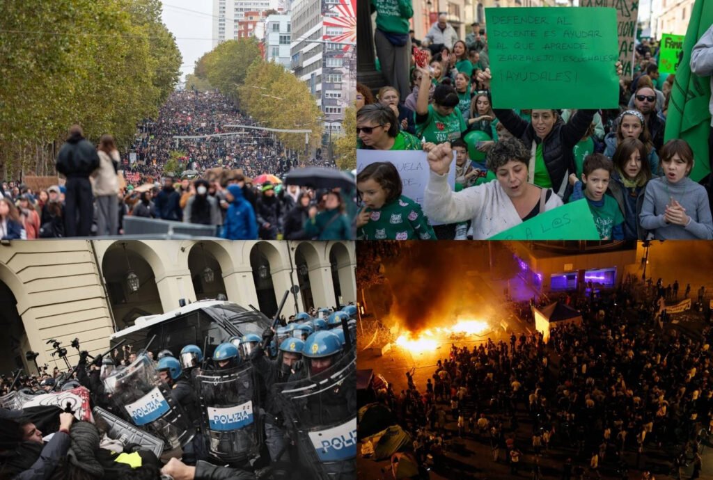 "Mii de Oameni Protestează în Europa împotriva Nemulțumirilor Sociale și Economice"