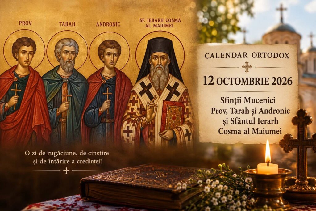 Calendar Ortodox 12 Octombrie 2026: Sărbătoarea Sfinților și Semnificația Zilei